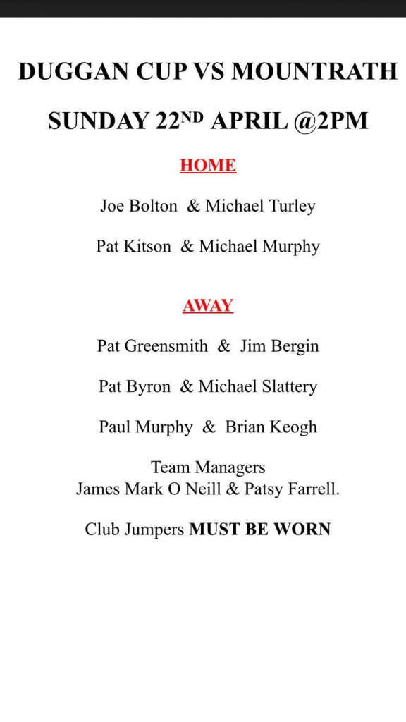 Duggan Cup
