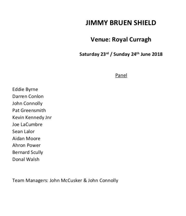 Jimmy Bruen June 2018
